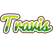 Travis golfing logo