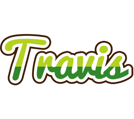 Travis golfing logo