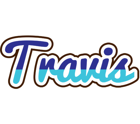 Travis raining logo