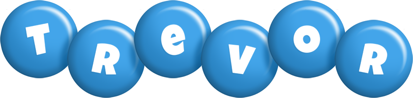 Trevor candy-blue logo