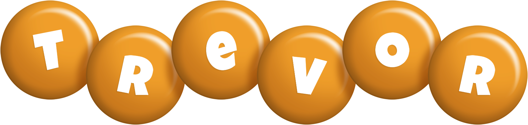 Trevor candy-orange logo