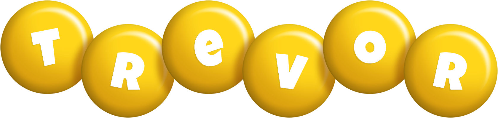 Trevor candy-yellow logo