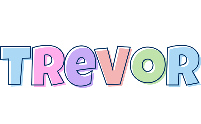 Trevor pastel logo