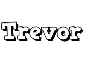 Trevor snowing logo
