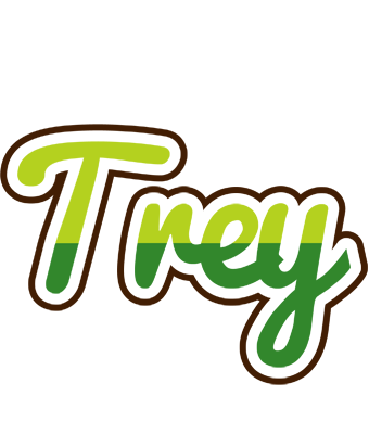 Trey golfing logo