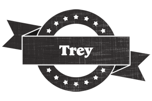 Trey grunge logo