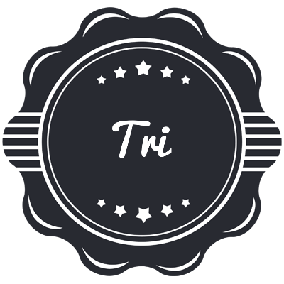 Tri badge logo