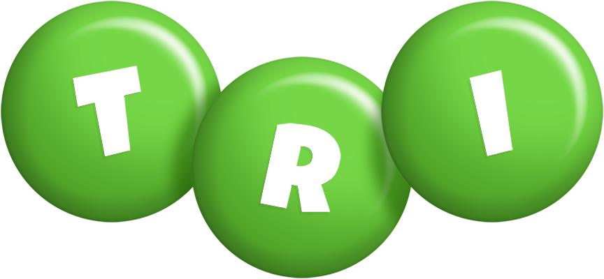 Tri candy-green logo
