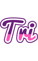 Tri cheerful logo