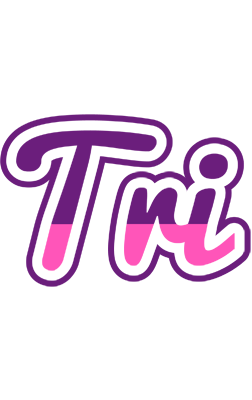 Tri cheerful logo