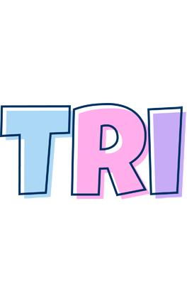 Tri pastel logo