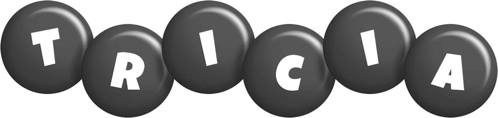Tricia candy-black logo