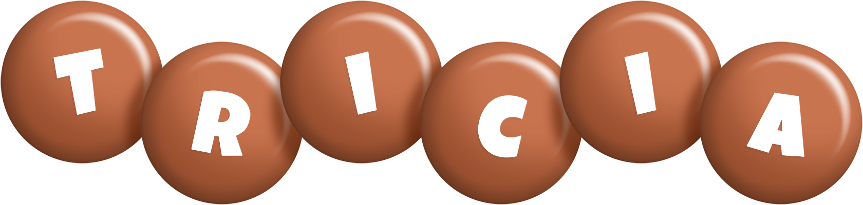Tricia candy-brown logo