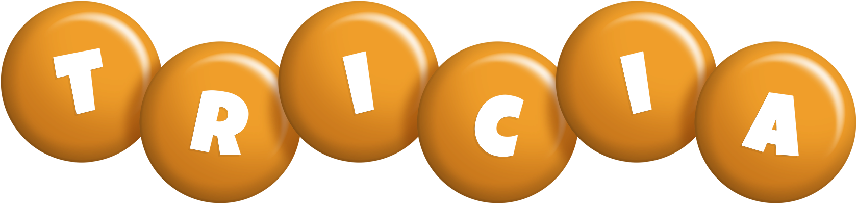 Tricia candy-orange logo