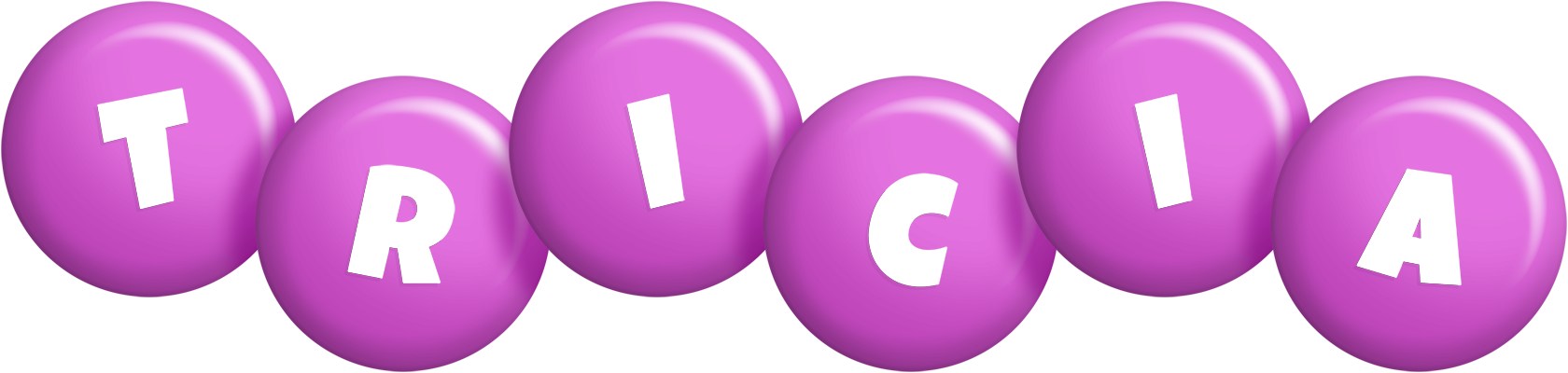 Tricia candy-purple logo