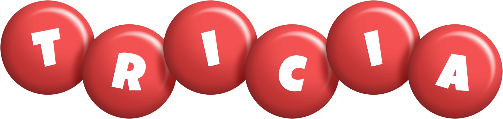 Tricia candy-red logo