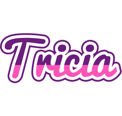 Tricia cheerful logo