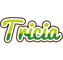 Tricia golfing logo