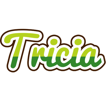 Tricia golfing logo