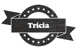 Tricia grunge logo