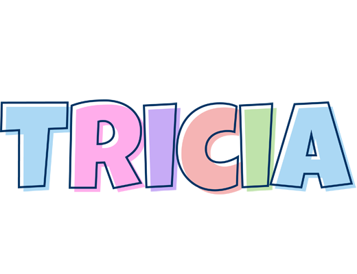 Tricia pastel logo