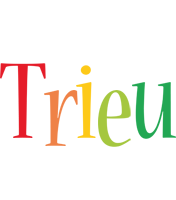 Trieu birthday logo