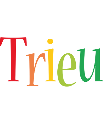 Trieu birthday logo