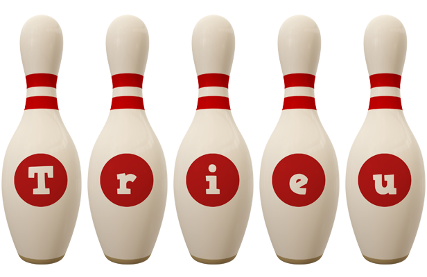 Trieu bowling-pin logo