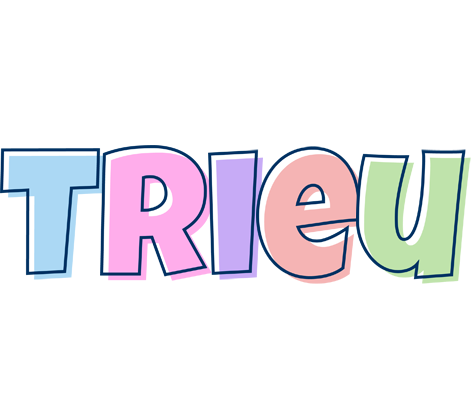 Trieu pastel logo