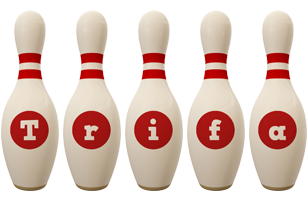 Trifa bowling-pin logo