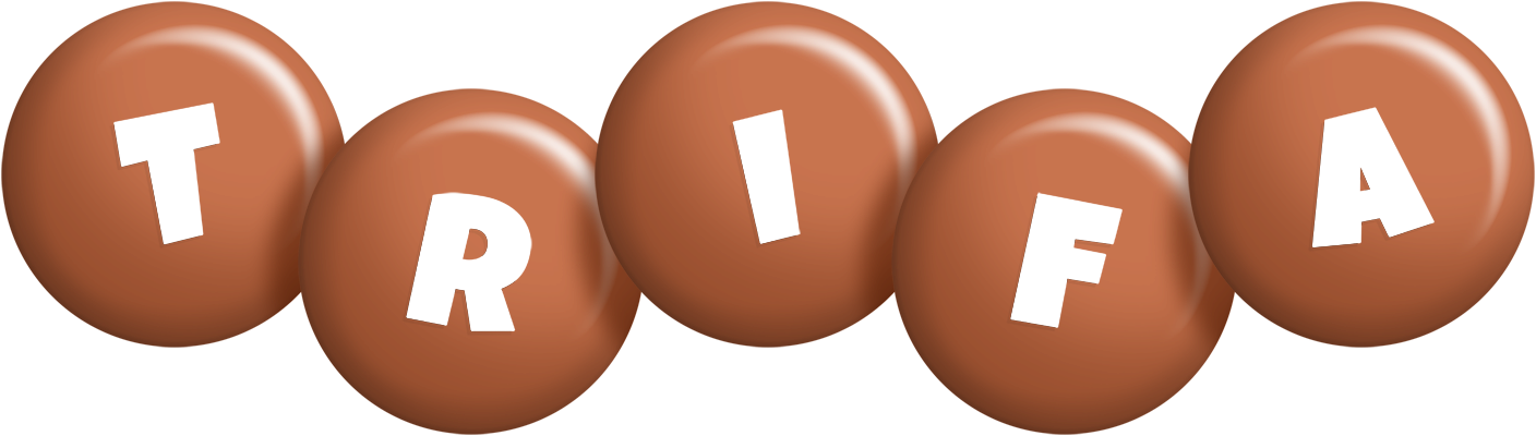 Trifa candy-brown logo