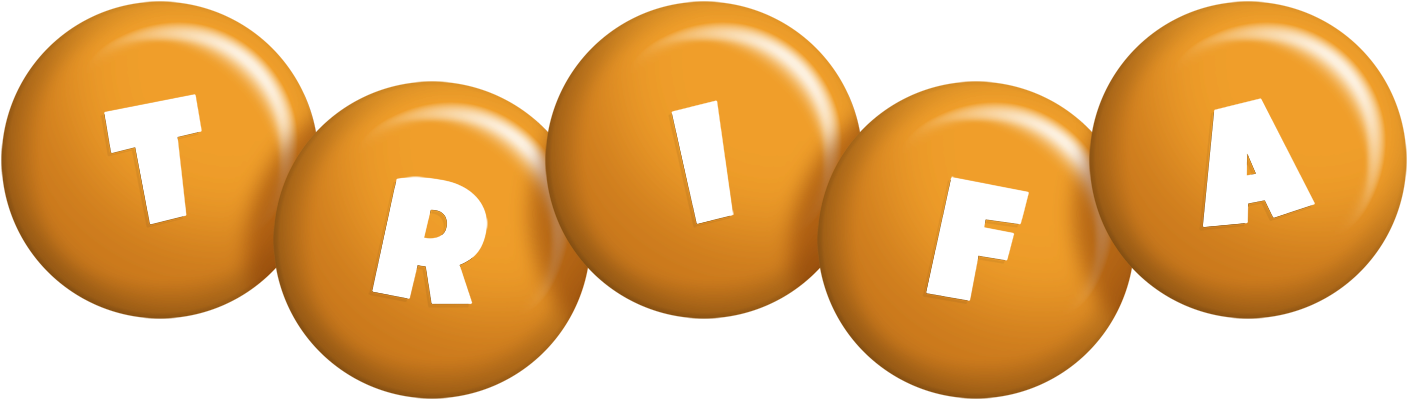 Trifa candy-orange logo