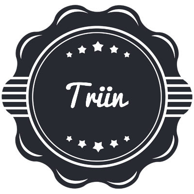 Triin badge logo
