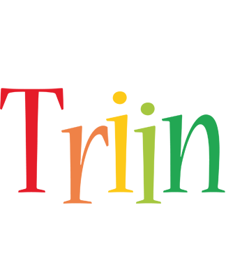 Triin birthday logo