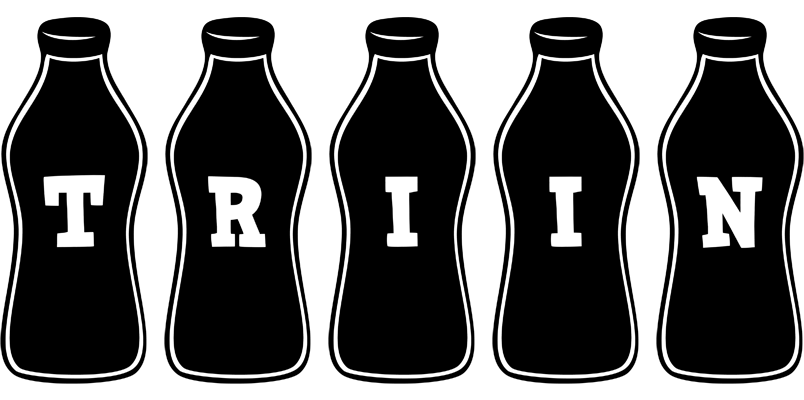 Triin bottle logo