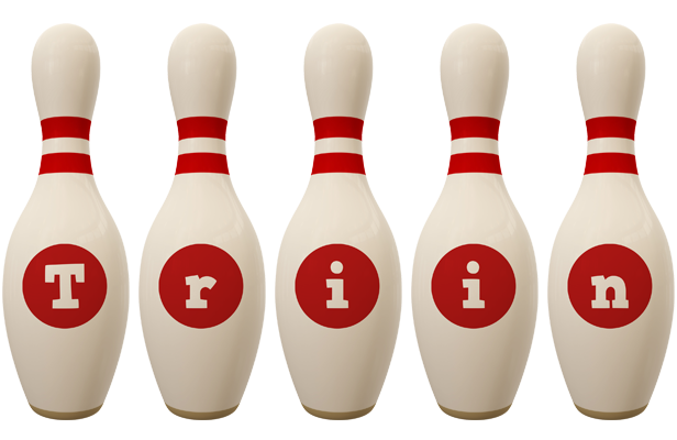 Triin bowling-pin logo