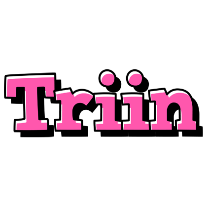 Triin girlish logo