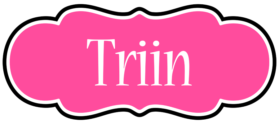 Triin invitation logo