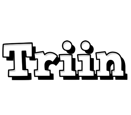 Triin snowing logo