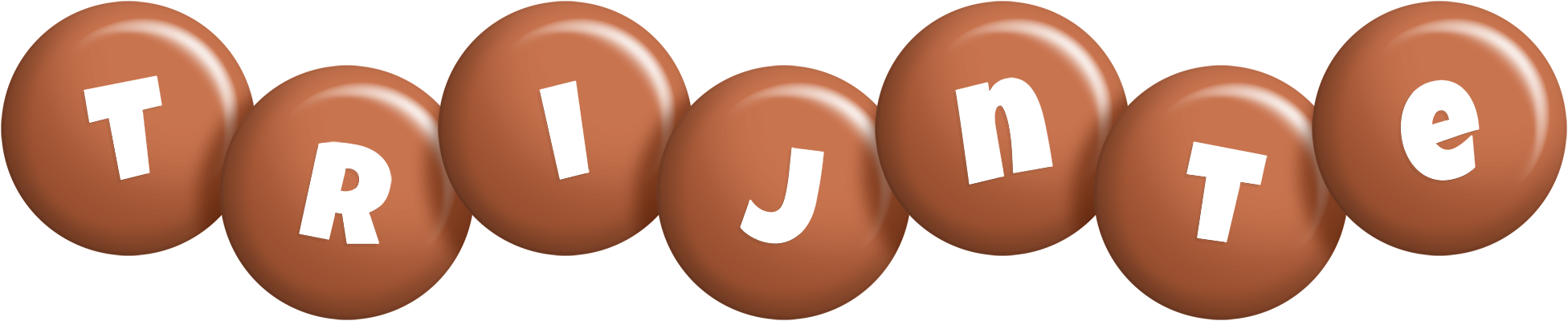 Trijnte candy-brown logo