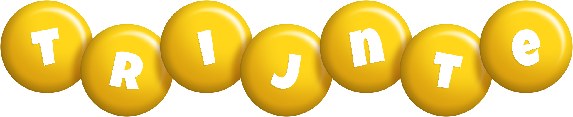 Trijnte candy-yellow logo