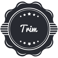 Trim badge logo