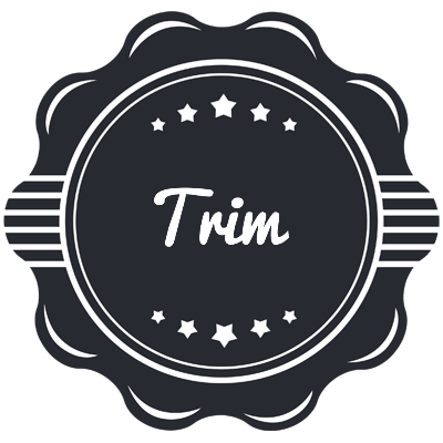 Trim badge logo