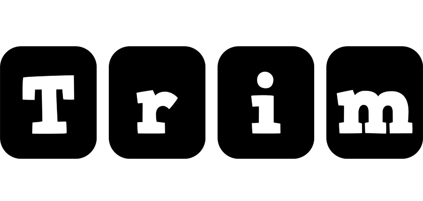Trim box logo
