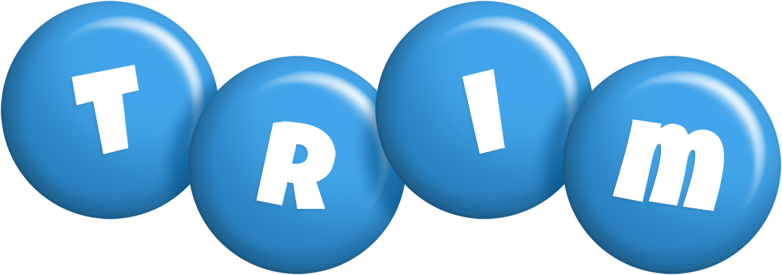 Trim candy-blue logo