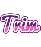 Trim cheerful logo