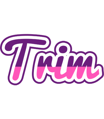 Trim cheerful logo