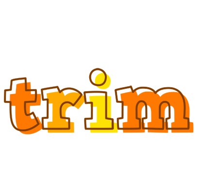 Trim desert logo