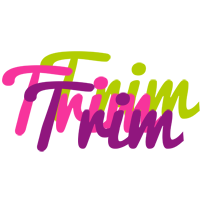 Trim flowers logo