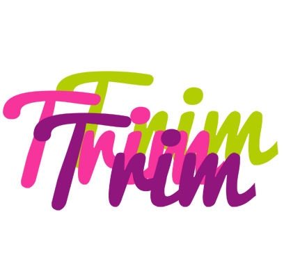 Trim flowers logo